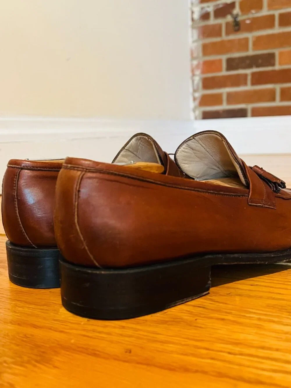 Vintage Bally Of Switzerland Shoes Mens 10 D Alassio Dress Slip On Tassel Loafer